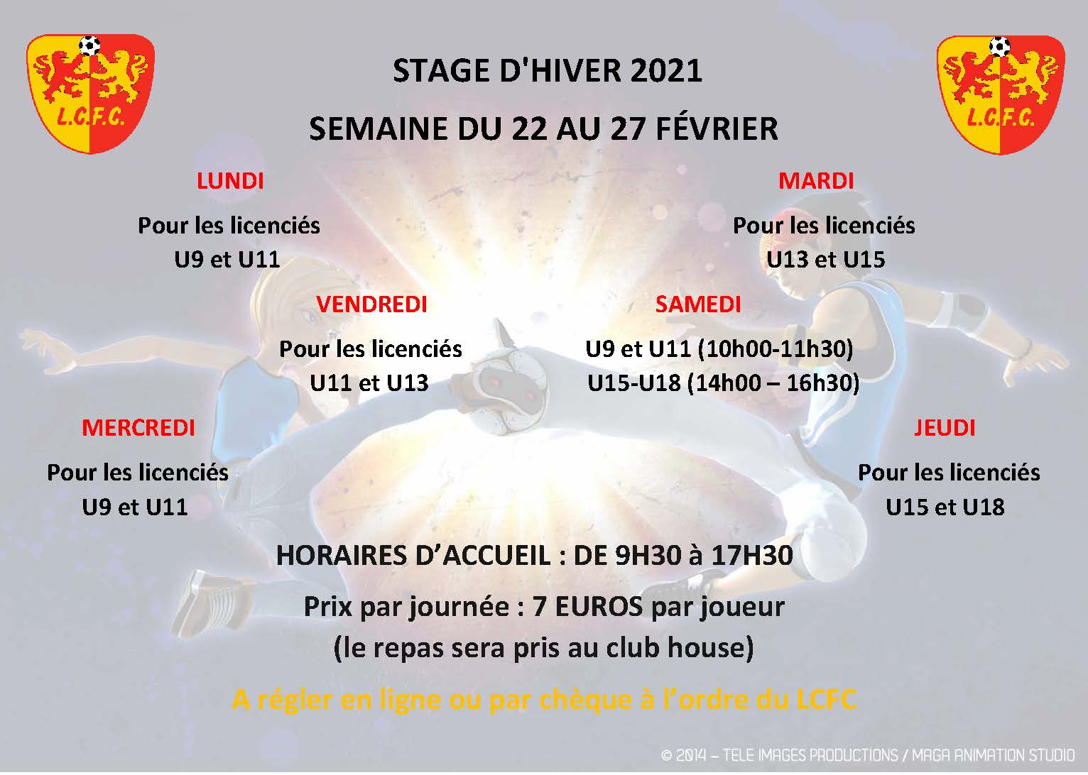Stage de février - saison 2020-2021
